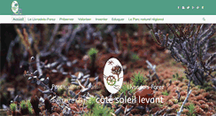 Desktop Screenshot of parc-livradois-forez.org