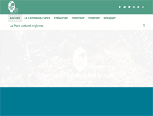 Tablet Screenshot of parc-livradois-forez.org